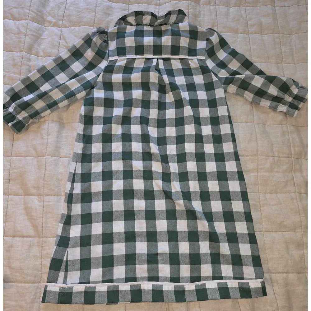 Girls Christmas Nightdress‎ 7/8 Disney Minnie Mouse & Daffy Duck Plaid Holiday - Picture 3 of 10